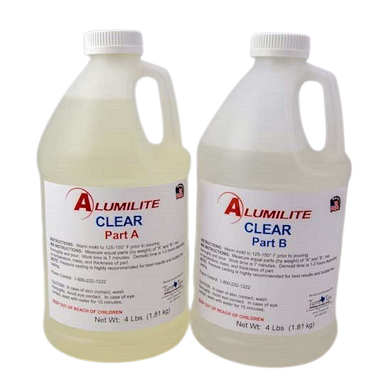 Clear, Clear Slow, and White: Alumilite White 8 lb Kit