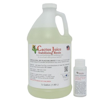 Turntex Cactus Juice Stabilizing Resin - 1/2 Gallon (FREE SHIPPING In USA)